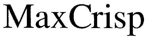 Mẫu nhãn hiệu MAXCRISP
