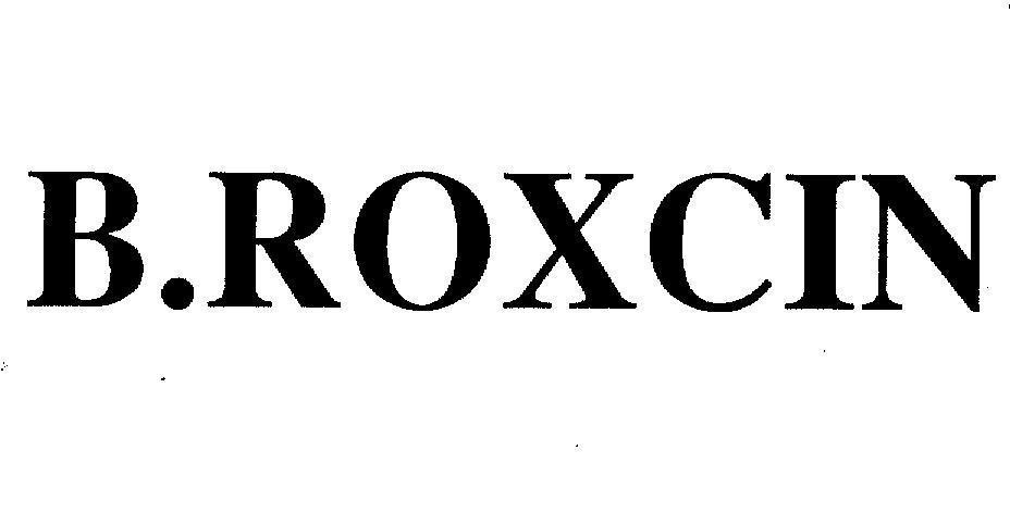 Mẫu nhãn hiệu B.ROXCIN