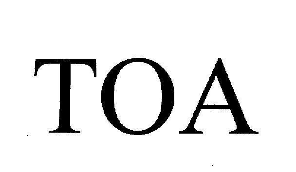 Mẫu nhãn hiệu TOA