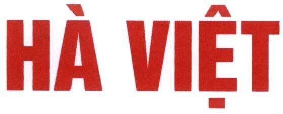 Mẫu nhãn hiệu HA VIET