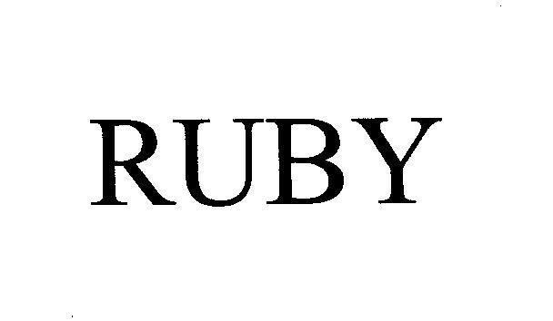 Mẫu nhãn hiệu RUBY