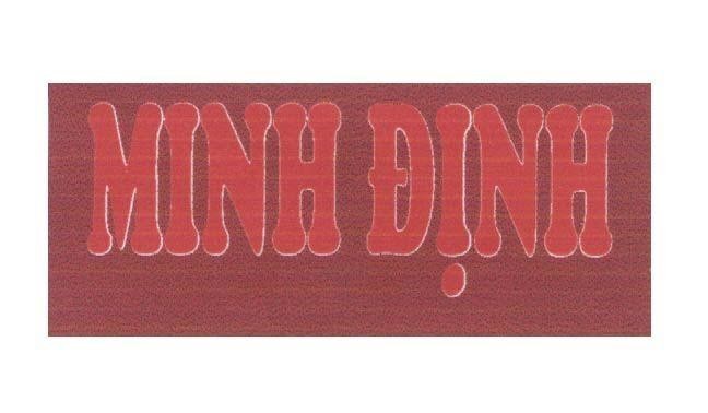 Mẫu nhãn hiệu Minh Định