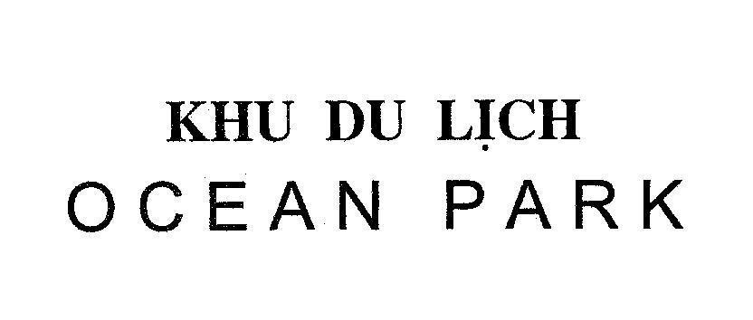 Mẫu nhãn hiệu Khu Du Lịch Biển Đông OCEAN PARK