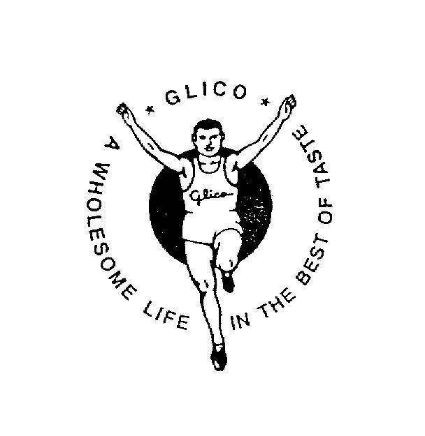 Mẫu nhãn hiệu GLICO IN THE BEST OF TASTE A WHOLESOME LIFE