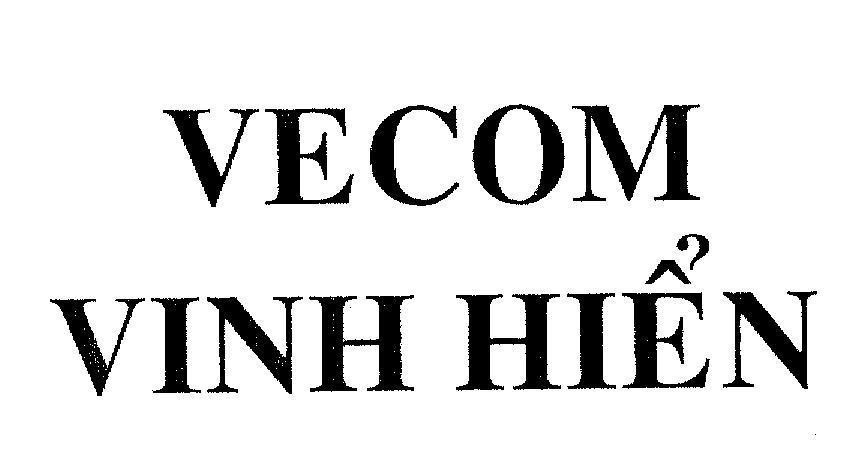 Mẫu nhãn hiệu VECOM Vinh Hiển