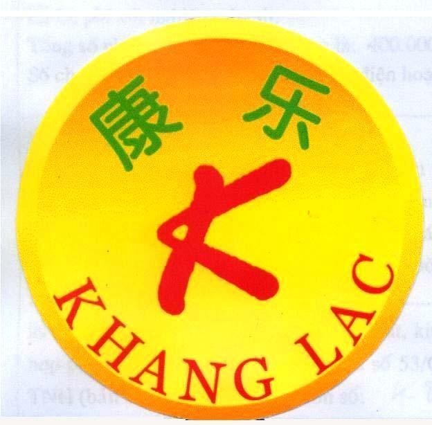 Mẫu nhãn hiệu K KHANG LAC [KANG LI]