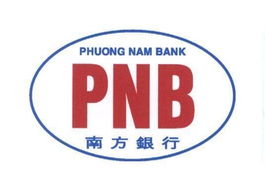 Mẫu nhãn hiệu PHUONG NAM BANK PNB NAN FANG YIN HANG NGAN HANG