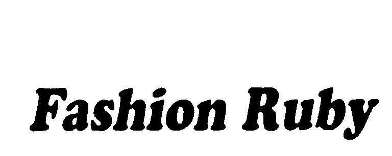 Mẫu nhãn hiệu FASHION RUBY
