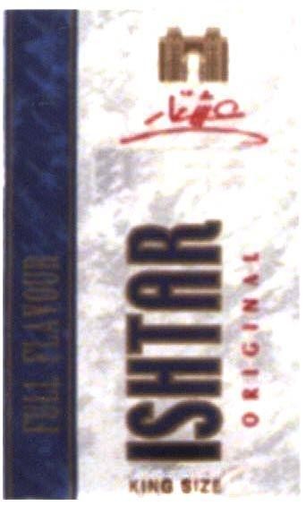 Mẫu nhãn hiệu ISHTAR ORIGINAL FULL FLAVOUR KING SIZE