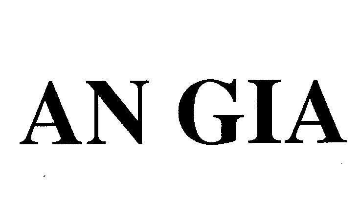 Mẫu nhãn hiệu AN GIA