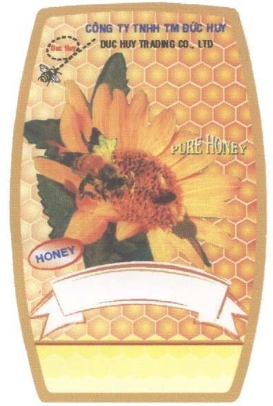 Mẫu nhãn hiệu CONG TY TNHH TM DUC HUY TRADING CO LTD PURE HONEY