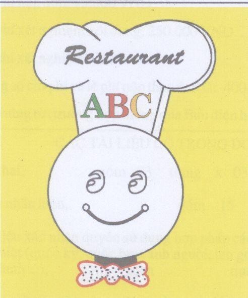 Mẫu nhãn hiệu RESTAURANT ABC