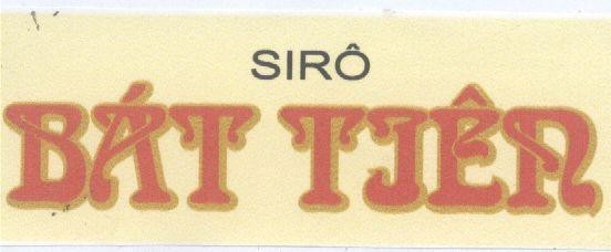 Mẫu nhãn hiệu SIRO BAT TIEN