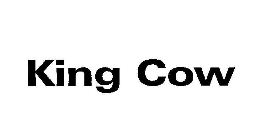 Mẫu nhãn hiệu KING COW
