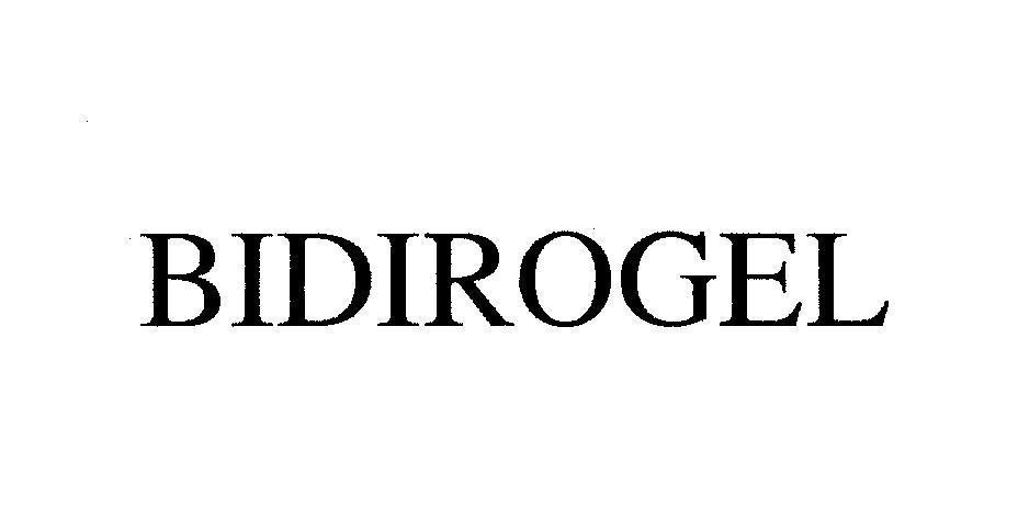 Mẫu nhãn hiệu BIDIROGEL