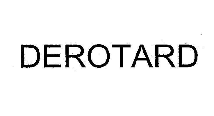 Mẫu nhãn hiệu DEROTARD
