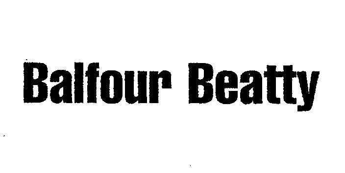 Mẫu nhãn hiệu BALFOUR BEATTY