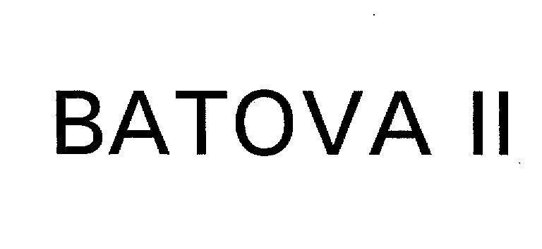 Mẫu nhãn hiệu BATOVA II