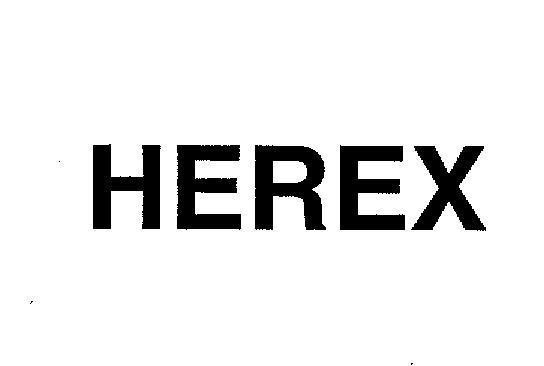 Mẫu nhãn hiệu HEREX