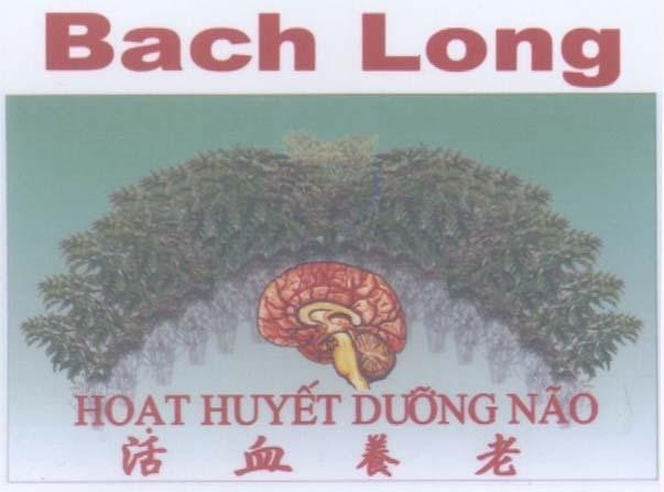 Mẫu nhãn hiệu BACH LONG Hoạt Huyết Dưỡng Não HUO XUE YANG NAO