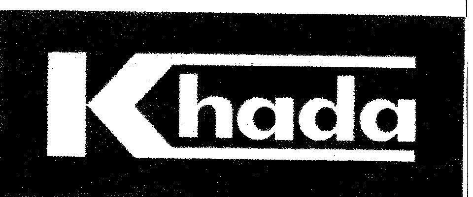 Mẫu nhãn hiệu KHADA