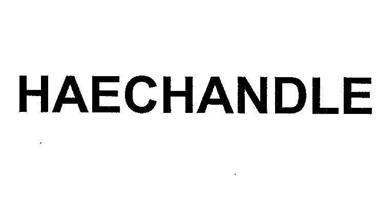 Mẫu nhãn hiệu HAECHANDLE