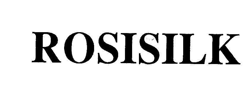 Mẫu nhãn hiệu ROSISILK