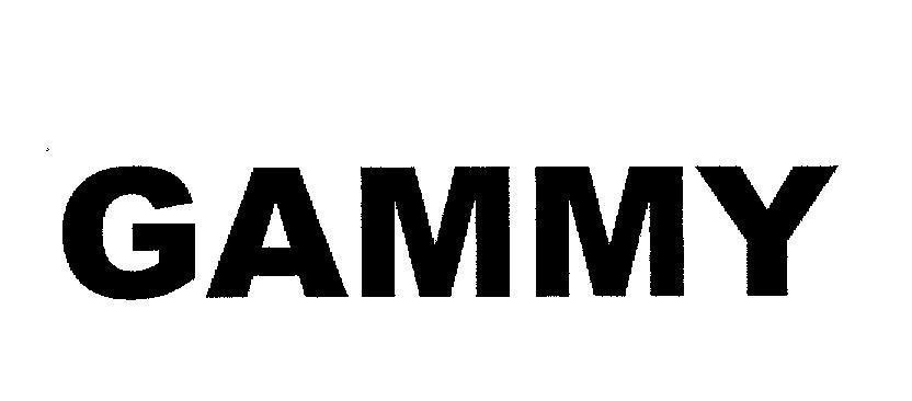 Mẫu nhãn hiệu GAMMY