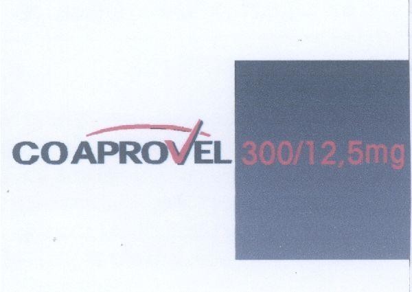 Mẫu nhãn hiệu COAPROVEL 300/12,5MG
