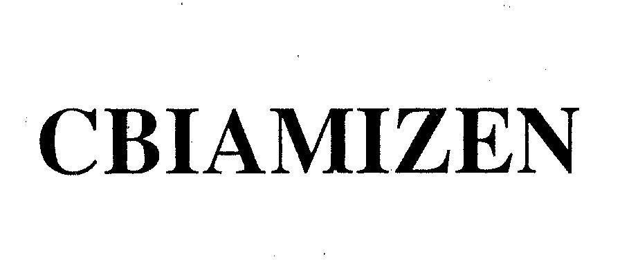Mẫu nhãn hiệu CBIAMIZEN