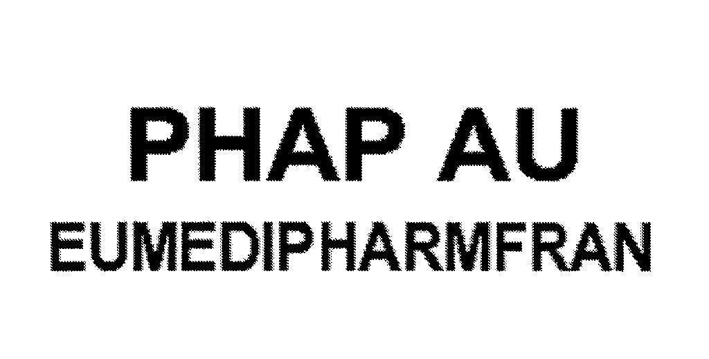 Mẫu nhãn hiệu PHAP AU EUMEDIPHARMFRAN