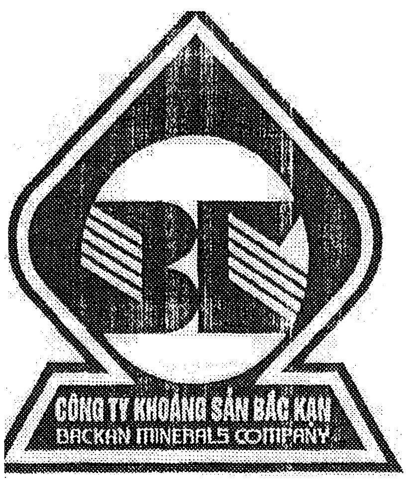 Mẫu nhãn hiệu BK CÔNG TY KHOáNG SảN BắC KạN BACKAN MINERALS COMPANY