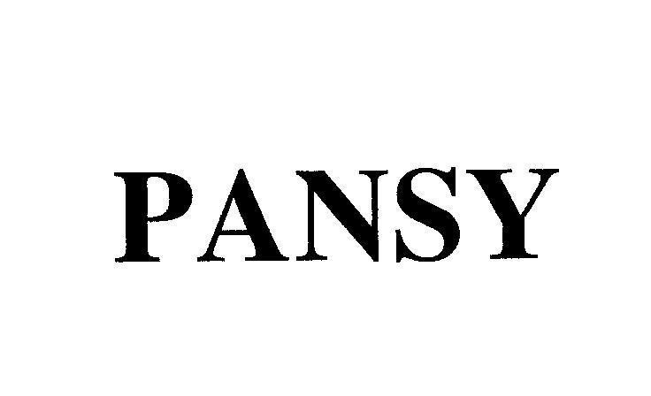 Mẫu nhãn hiệu PANSY