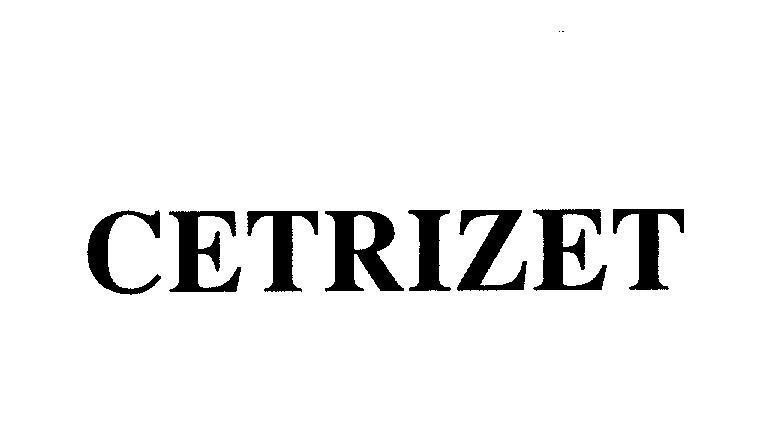 Mẫu nhãn hiệu CETRIZET