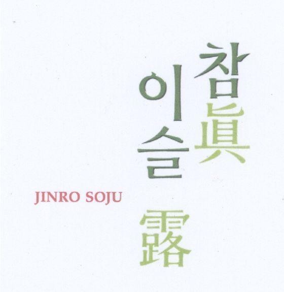 Mẫu nhãn hiệu JINRO SOJU TRAN LO