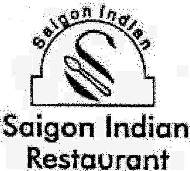 Mẫu nhãn hiệu S SAIGON INDIAN RESTAURANT
