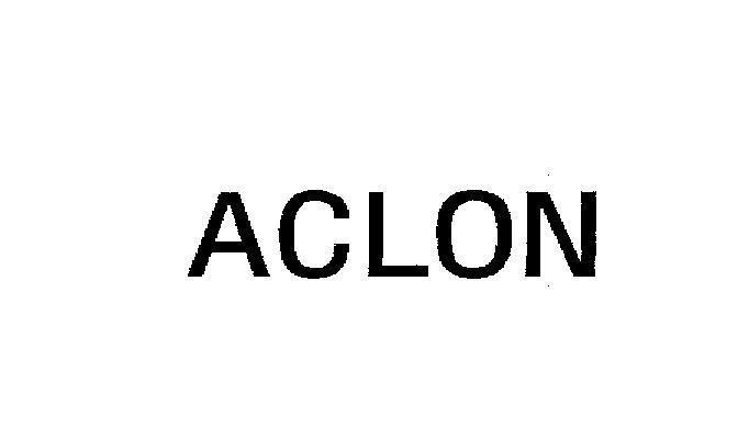 Mẫu nhãn hiệu ACLON