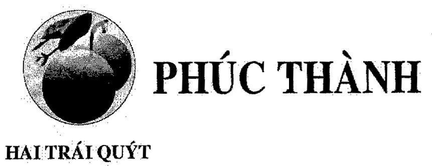 Mẫu nhãn hiệu Phúc Thành hai trái quýt