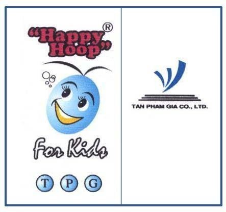 Mẫu nhãn hiệu HAPPY HOOP FOR KIDS TPG TAN PHAM GIA CO LTD