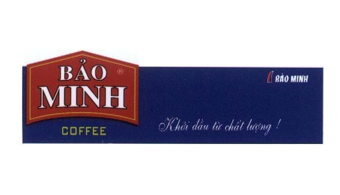 Mẫu nhãn hiệu Bảo Minh COFFEE Khởi đầu từ chất lượng