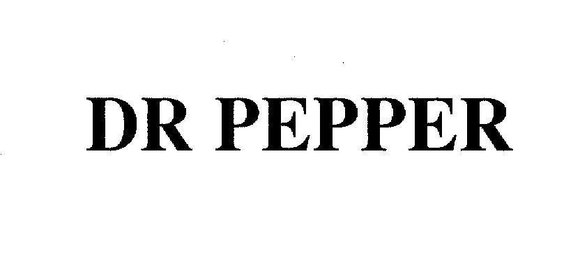 Mẫu nhãn hiệu DR PEPPER