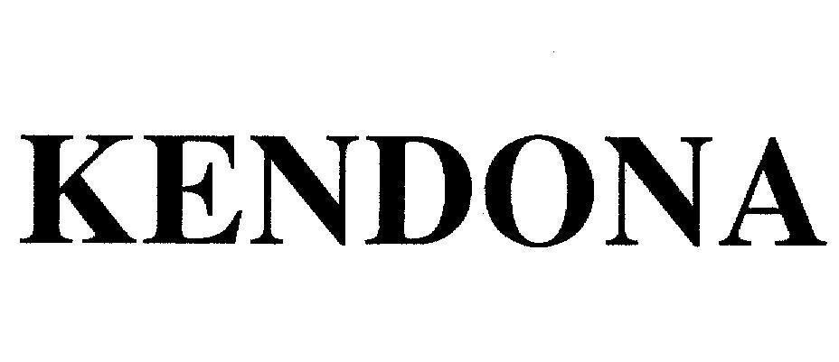Mẫu nhãn hiệu KENDONA