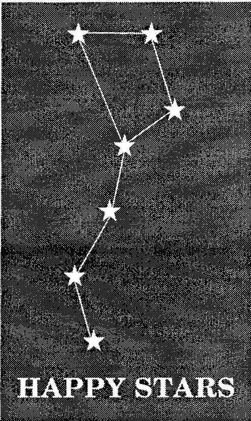 Mẫu nhãn hiệu HAPPY STARS
