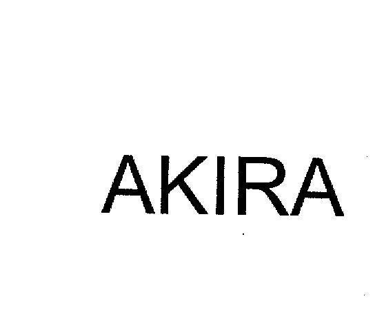 Mẫu nhãn hiệu AKIRA