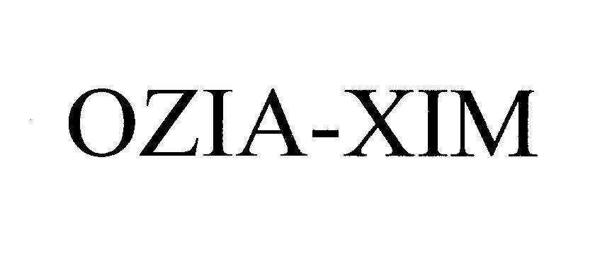 Mẫu nhãn hiệu OZIA-XIM