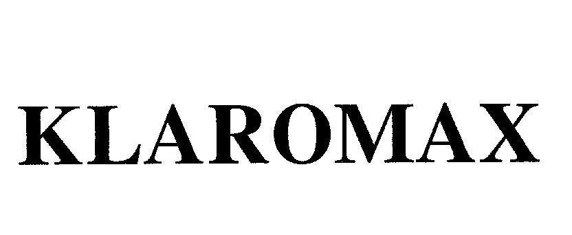 Mẫu nhãn hiệu KLAROMAX