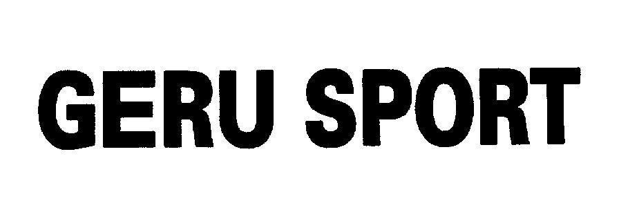 Mẫu nhãn hiệu GERU SPORT