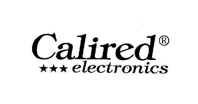 Mẫu nhãn hiệu CALIRED ELECTRONICS