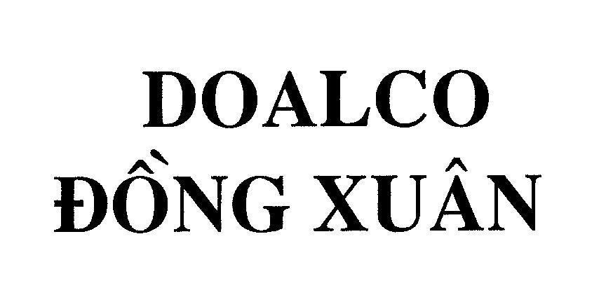 Mẫu nhãn hiệu DOALCO ĐồNG XUÂN