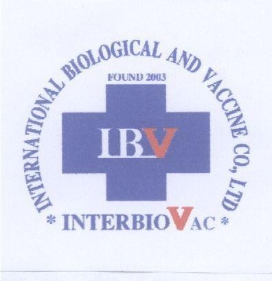 Mẫu nhãn hiệu INTERNATIONAL BIOLOGICAL AND VACCINE CO., LTD IBV INTERBIOVAC FOUND 2003